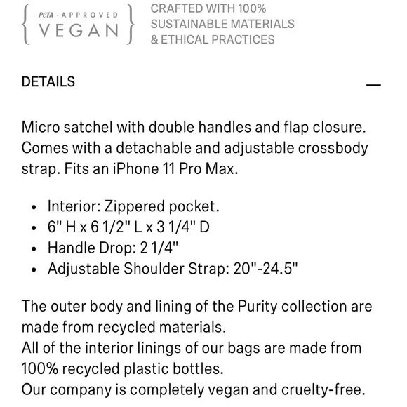 MATT & NAT - ADEL MINI - Purity Collection - Picture 6 of 6